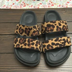 Cheetah sandals